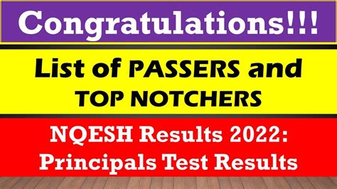 nqesh results 2022